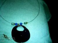 lot of beautiful necklaces ot sebev srebro lapis lazuli..