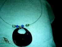 lot of beautiful necklaces ot sebev srebro lapis lazuli..