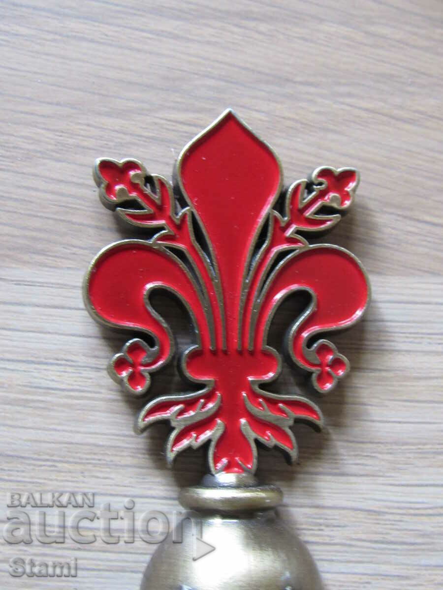 Auction 3D Metal bell magnet from Florence, Italy-2 Auction 3D Metal bell magnet from Florence, Italy-2