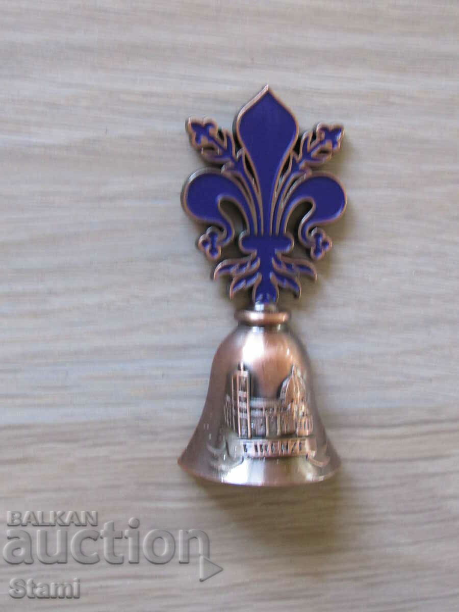 Delivery of 3D Metal bell magnet from Florence, Italy-2 Delivery of 3D Metal bell magnet from Florence, Italy-2