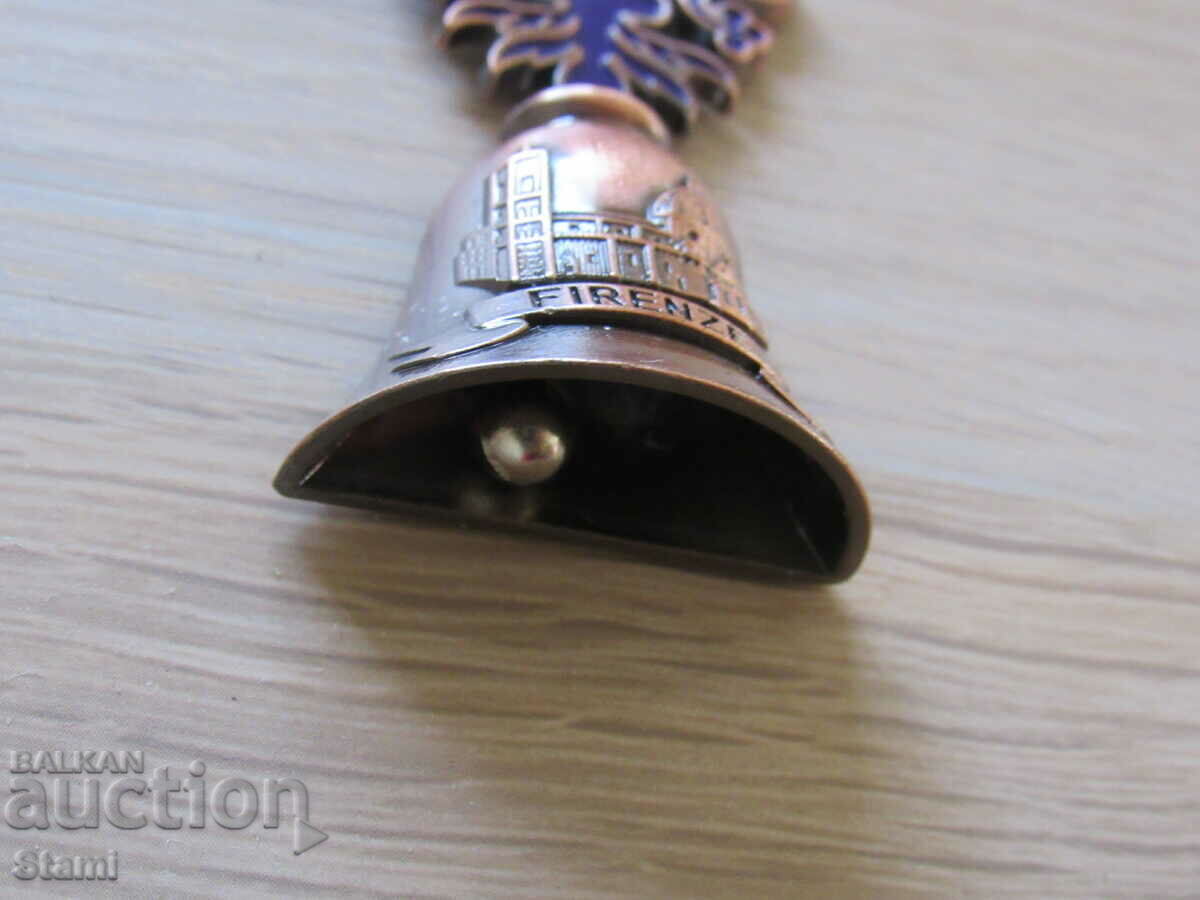 3D Metal bell magnet from Florence, Italy-2 - 5 3D Metal bell magnet from Florence, Italy-2 - 5