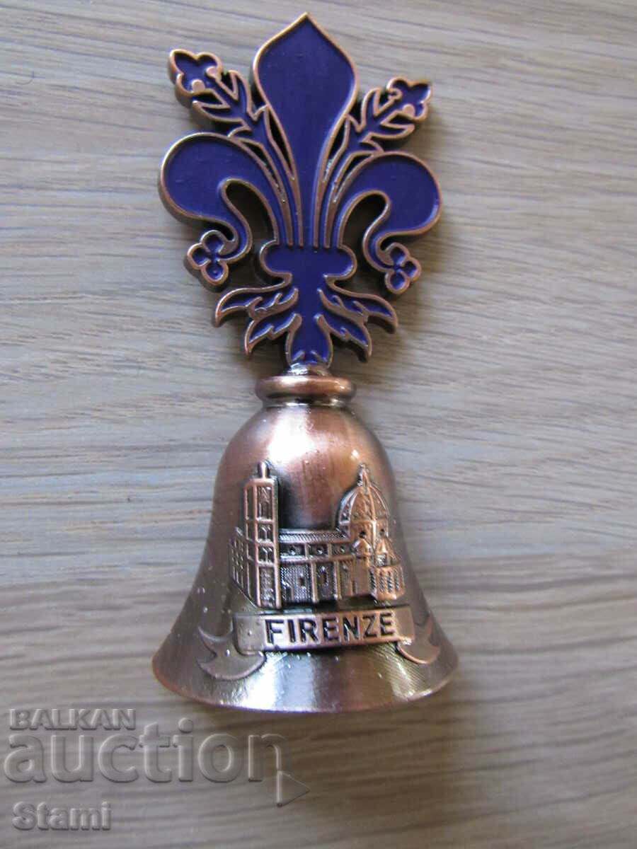 3D Metal bell magnet from Florence, Italy-2 - 7 3D Metal bell magnet from Florence, Italy-2 - 7