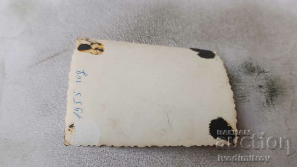 Photo Three men on a basketball court 1955 with price 1.35 BGN | € 0.69