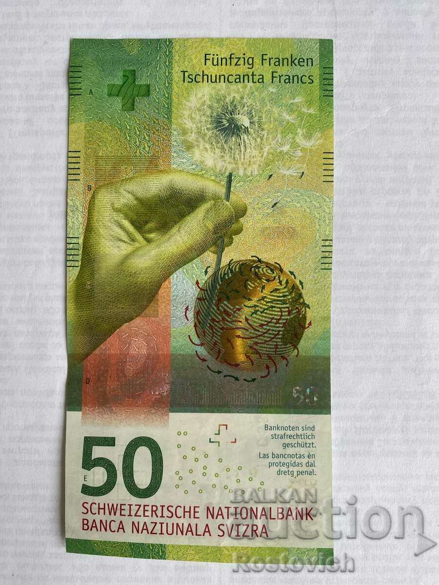Elveția 50 de franci 2018
