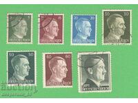 (¯`'•.¸     7  броя  марки с образа на Хитлер     ¸.•'´¯)