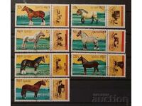 Cambodia 1989 Fauna / Horses Επώνυμη σειρά