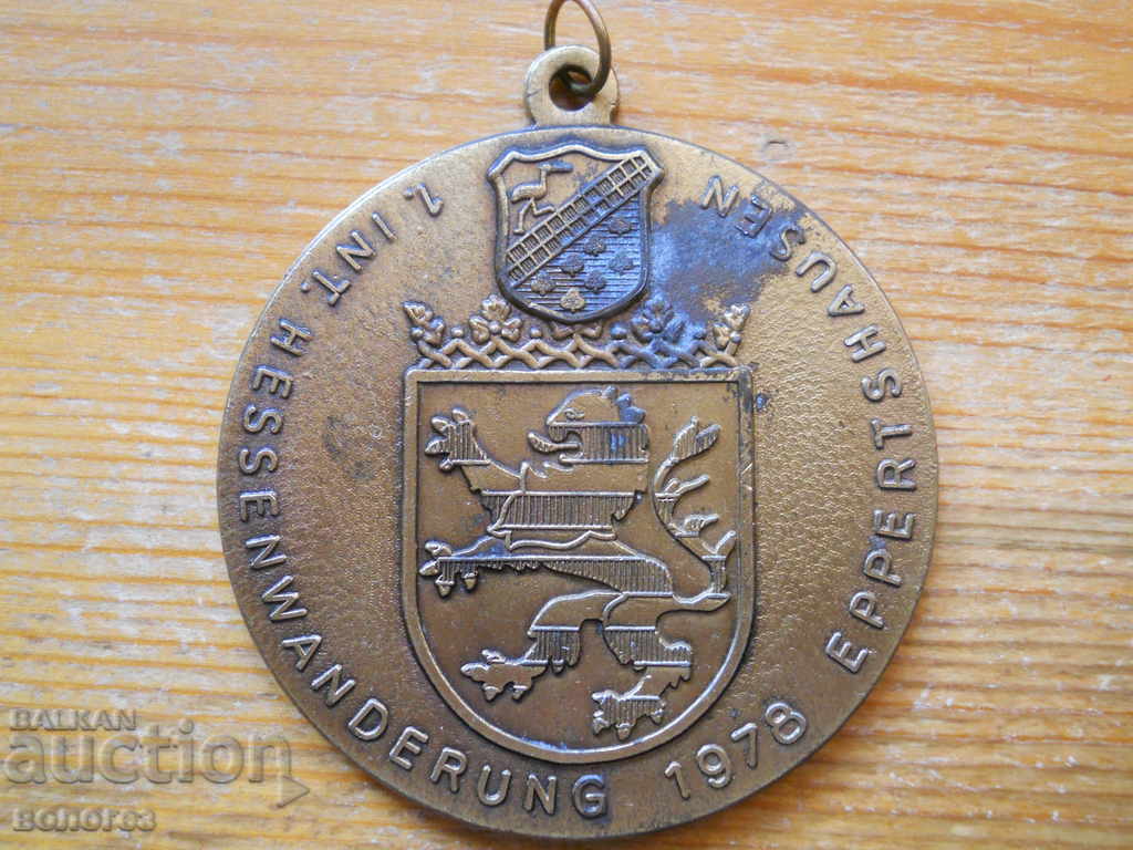 medal from the international tourist campaign - Germany 1978