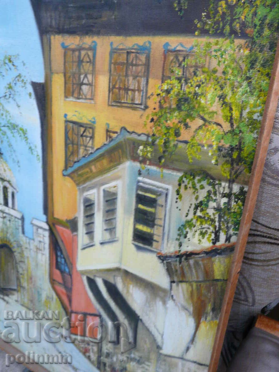 Author's picture Old Plovdiv with price 250.00 BGN | € 127.82 Author's picture Old Plovdiv with price 250.00 BGN | € 127.82