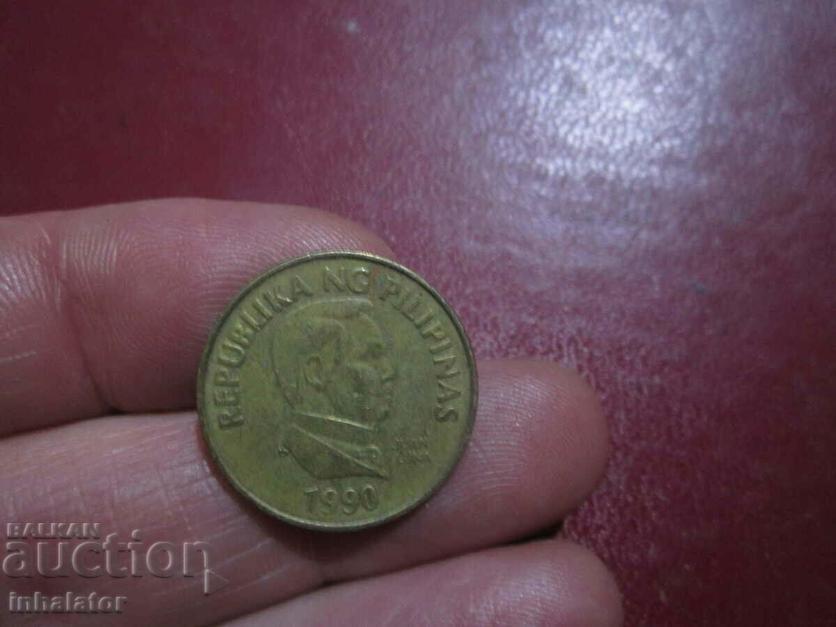 Filipine 25 centimos 1990 BUTTERFLY