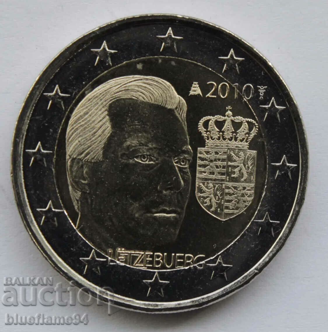 2 ευρώ Λουξεμβούργο 2010