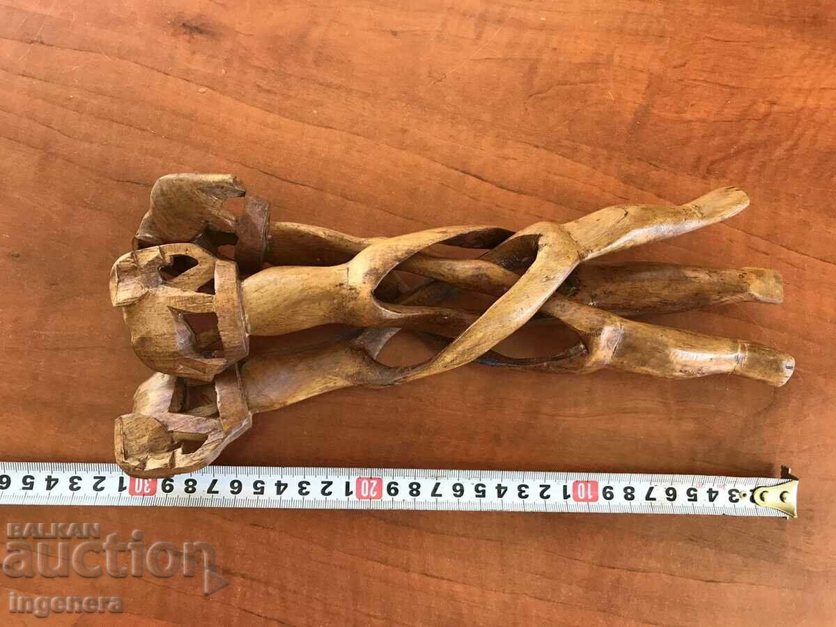 EXTENDABLE STAND "THE THREE ELEPHANTS" PLASTIC CARVING - 7 EXTENDABLE STAND "THE THREE ELEPHANTS" PLASTIC CARVING - 7