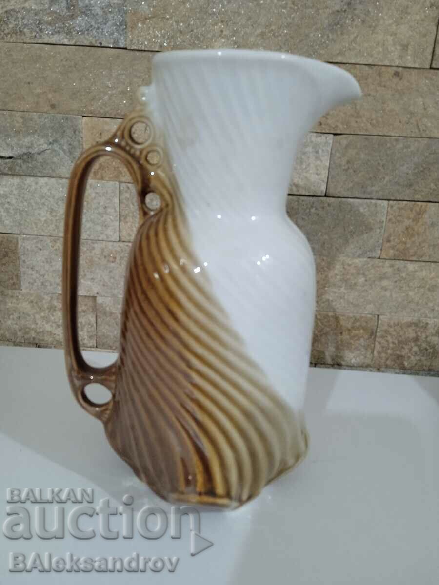 Beautiful porcelain jug with markings