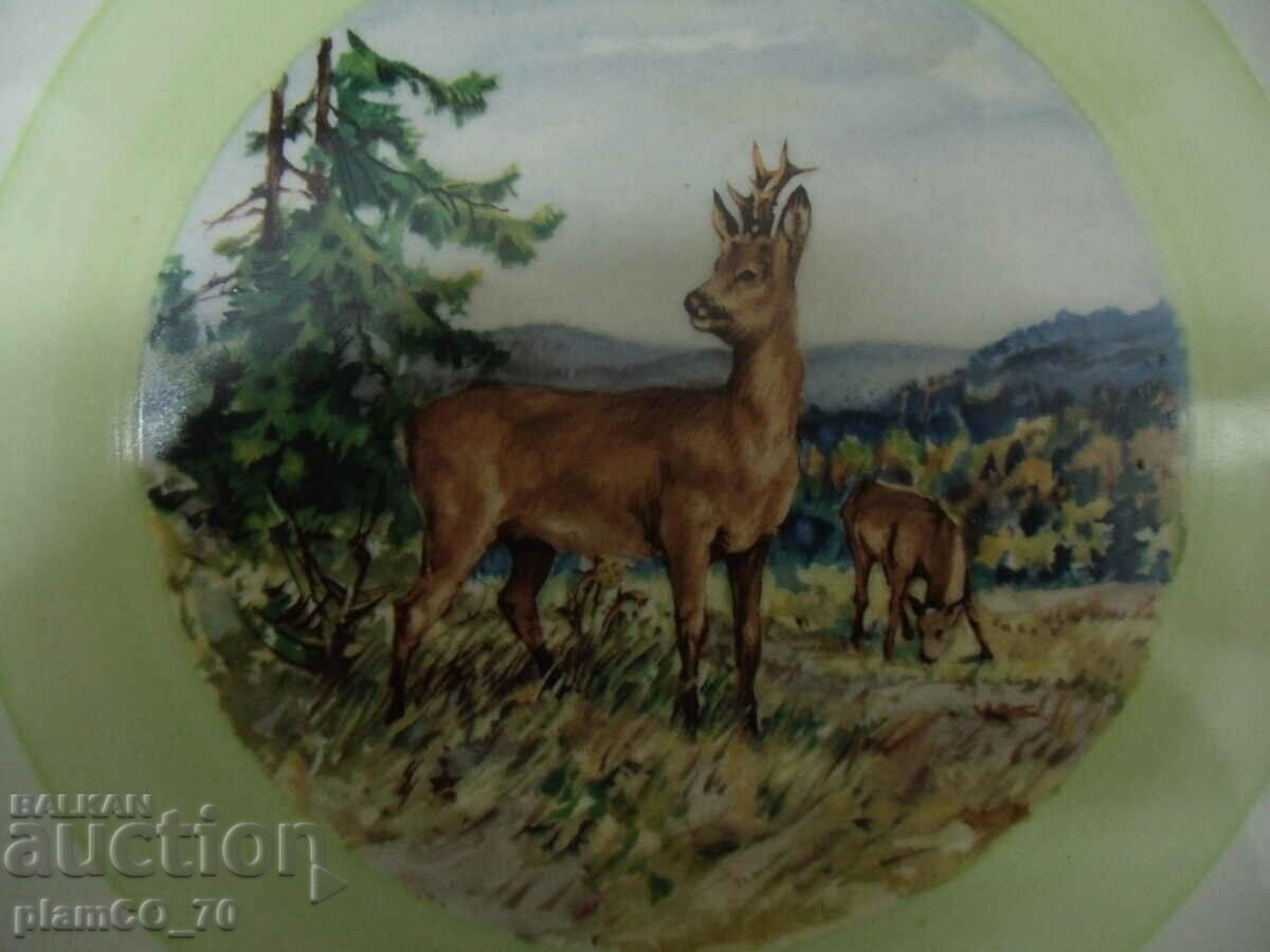 Auction  No.*6900 old porcelain plate - diameter 25.5 cm