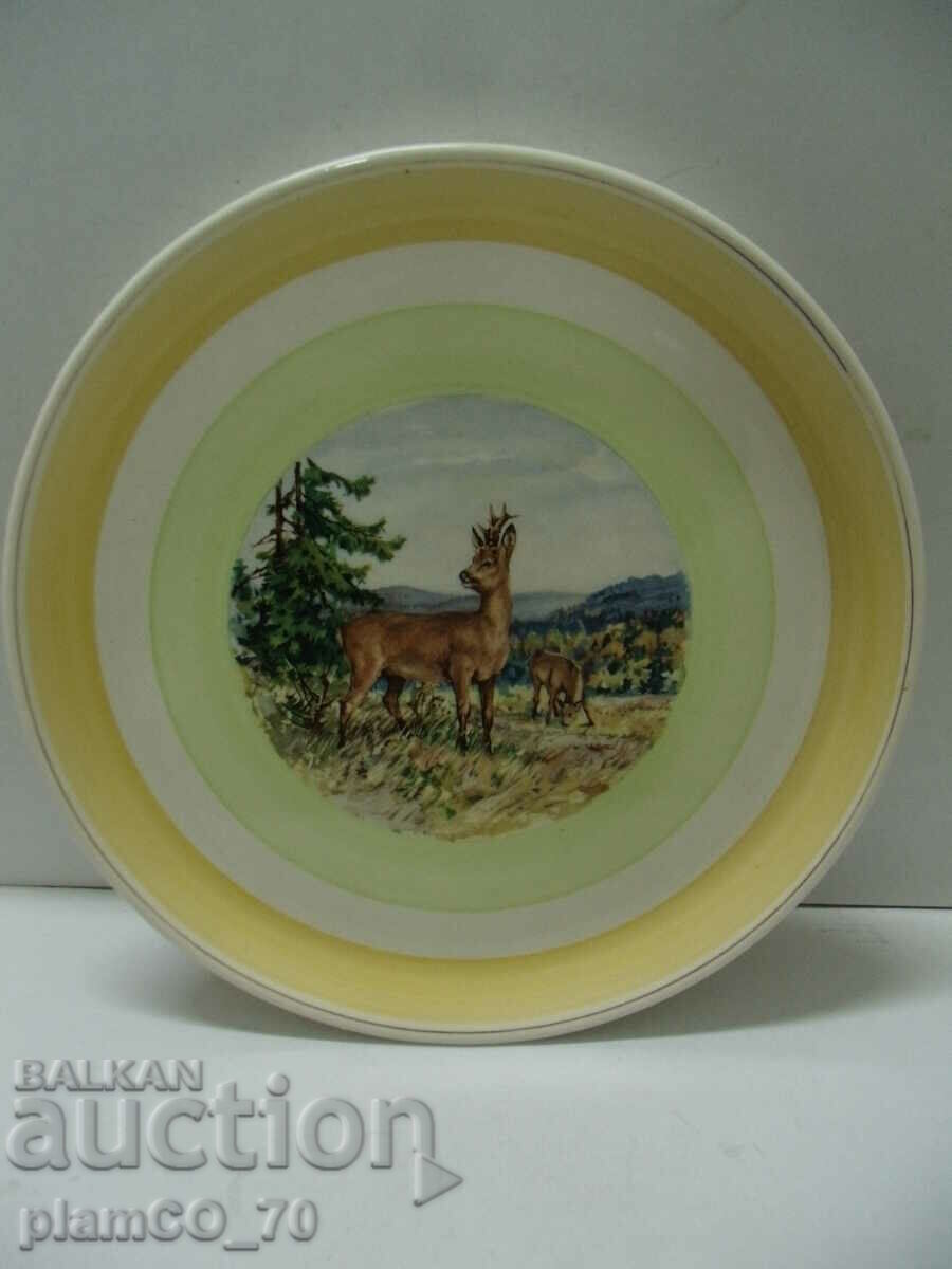 No.*6900 old porcelain plate - diameter 25.5 cm