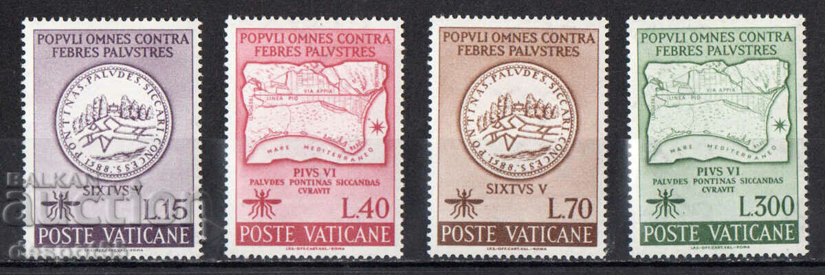 1962. Vaticanului. Lupta împotriva malariei.