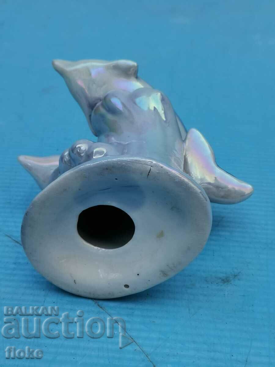 Figurină din porțelan - delfini - 5