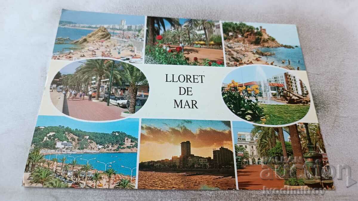 Пощенска картичка Costa Brava Lloret de Mar