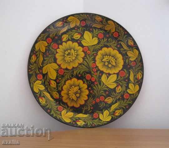 Decorative wooden plate, perfect