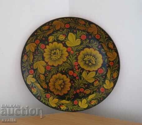 Decorative wooden plate, perfect