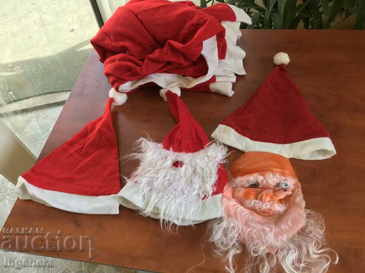 SANTA CLOTHES SET-JACKET PANTS AND HATS-3 PCS with price 16.00 BGN | € 8.18 SANTA CLOTHES SET-JACKET PANTS AND HATS-3 PCS with price 16.00 BGN | € 8.18