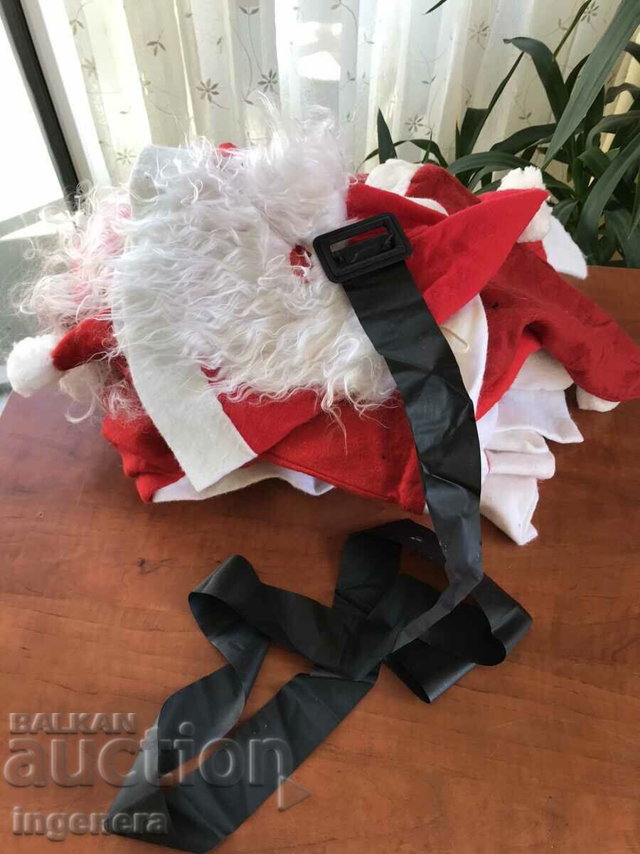 Delivery of SANTA CLOTHES SET-JACKET PANTS AND HATS-3 PCS Delivery of SANTA CLOTHES SET-JACKET PANTS AND HATS-3 PCS