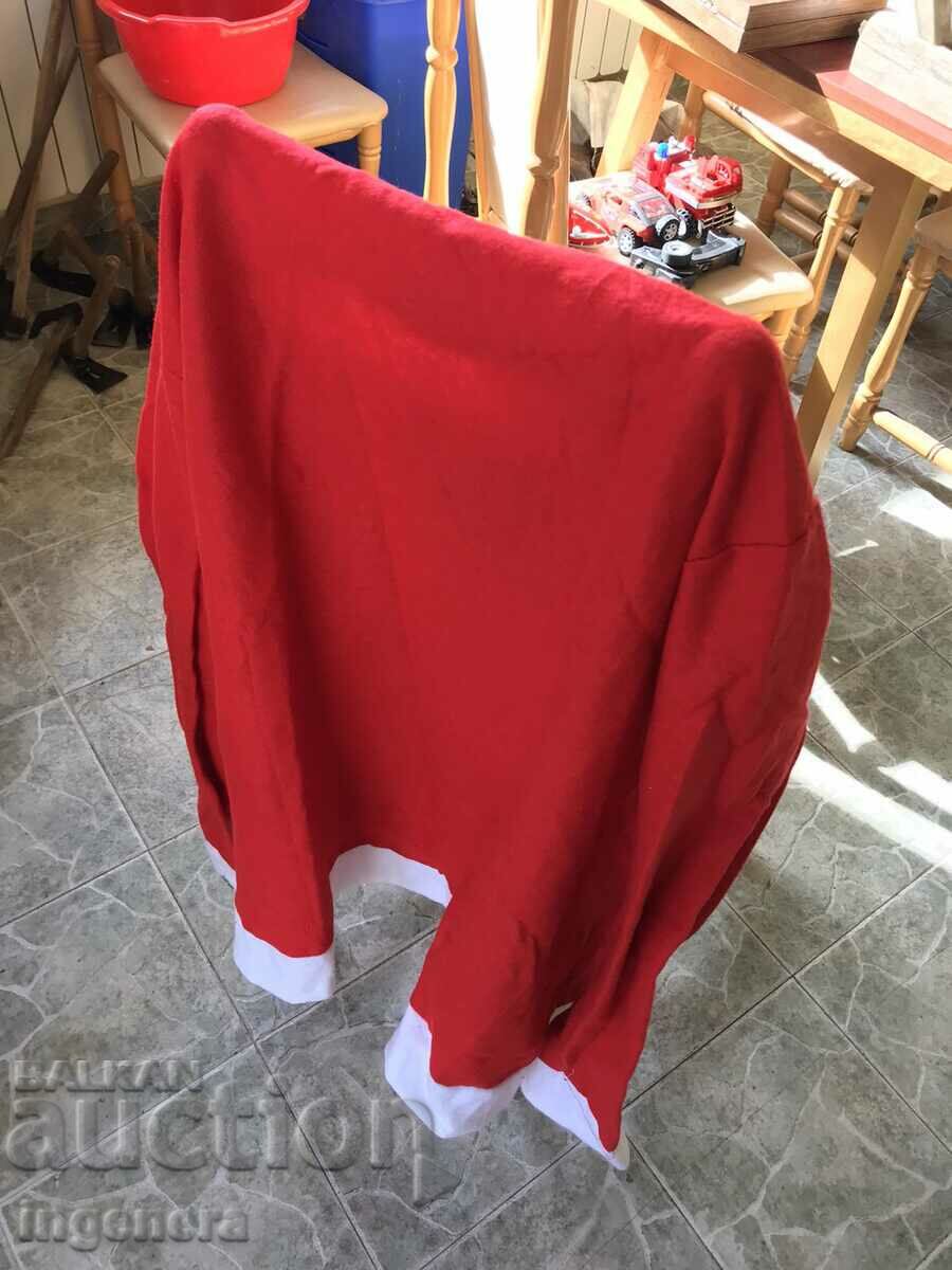 SANTA CLOTHES SET-JACKET PANTS AND HATS-3 PCS - 6 SANTA CLOTHES SET-JACKET PANTS AND HATS-3 PCS - 6