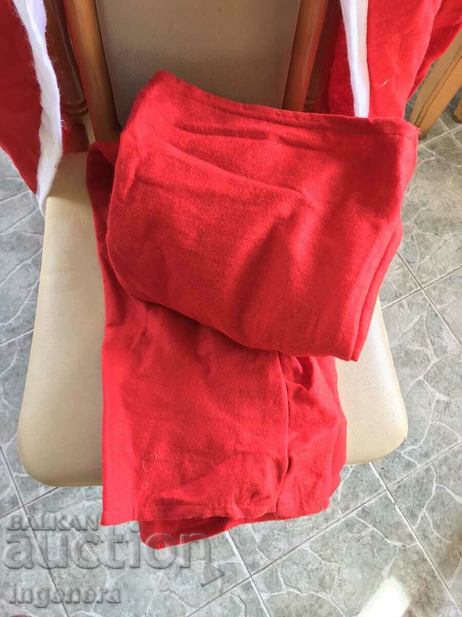 SANTA CLOTHES SET-JACKET PANTS AND HATS-3 PCS - 7 SANTA CLOTHES SET-JACKET PANTS AND HATS-3 PCS - 7