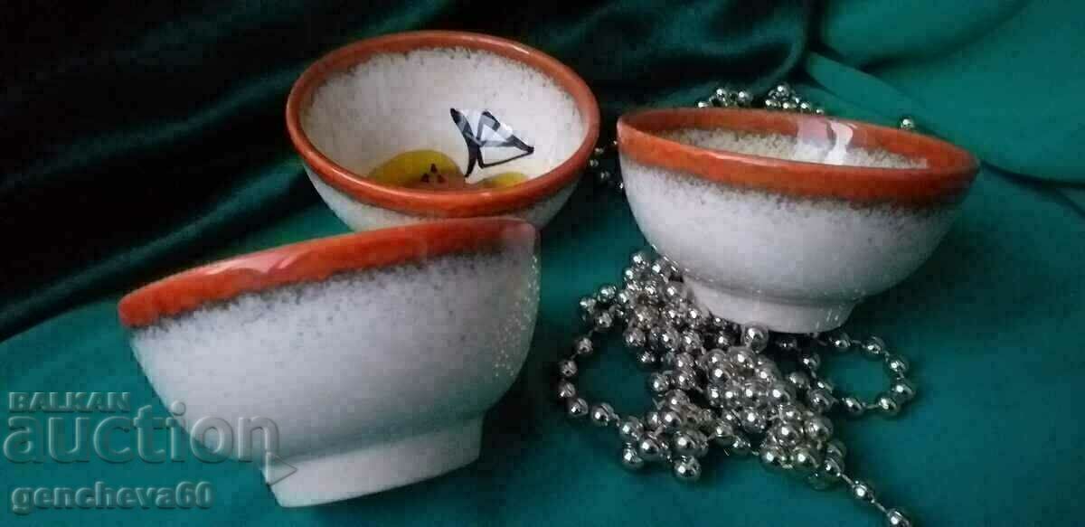 Author Ceramic Bowls/Signed - 6