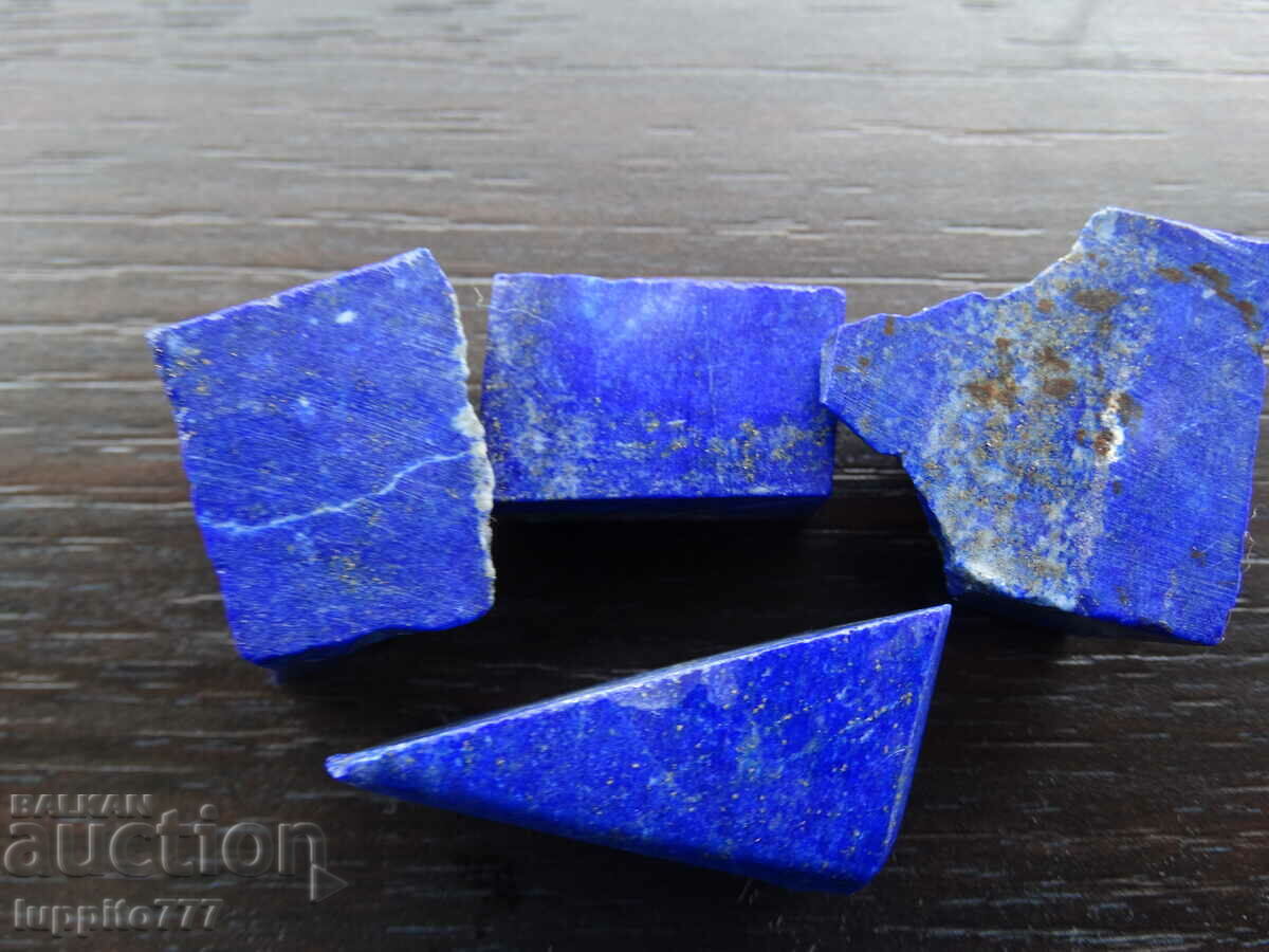 60.44 grams natural lapis lazuli lot 4 pieces with price 59.99 BGN | € 30.67 60.44 grams natural lapis lazuli lot 4 pieces with price 59.99 BGN | € 30.67