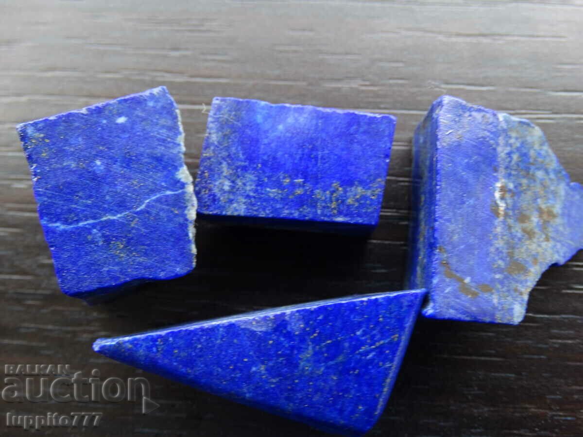60.44 grams natural lapis lazuli lot 4 pieces