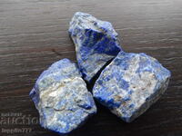 100.00 grams natural lapis lazuli lot 3 pieces