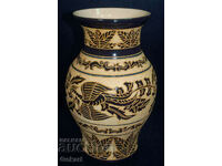 Vintage Ceramic Vase VIETNAM DONA Artexport Saigon
