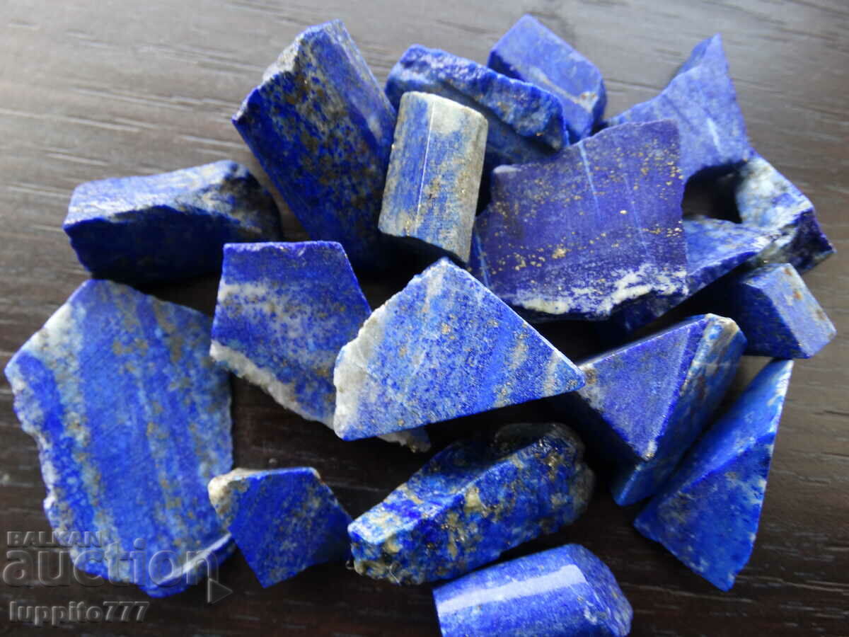 Licitație 103,20 grame lapis lazuli natural lot 19 buc Licitație 103,20 grame lapis lazuli natural lot 19 buc