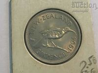 New Zealand 6 pence 1964 (BS)