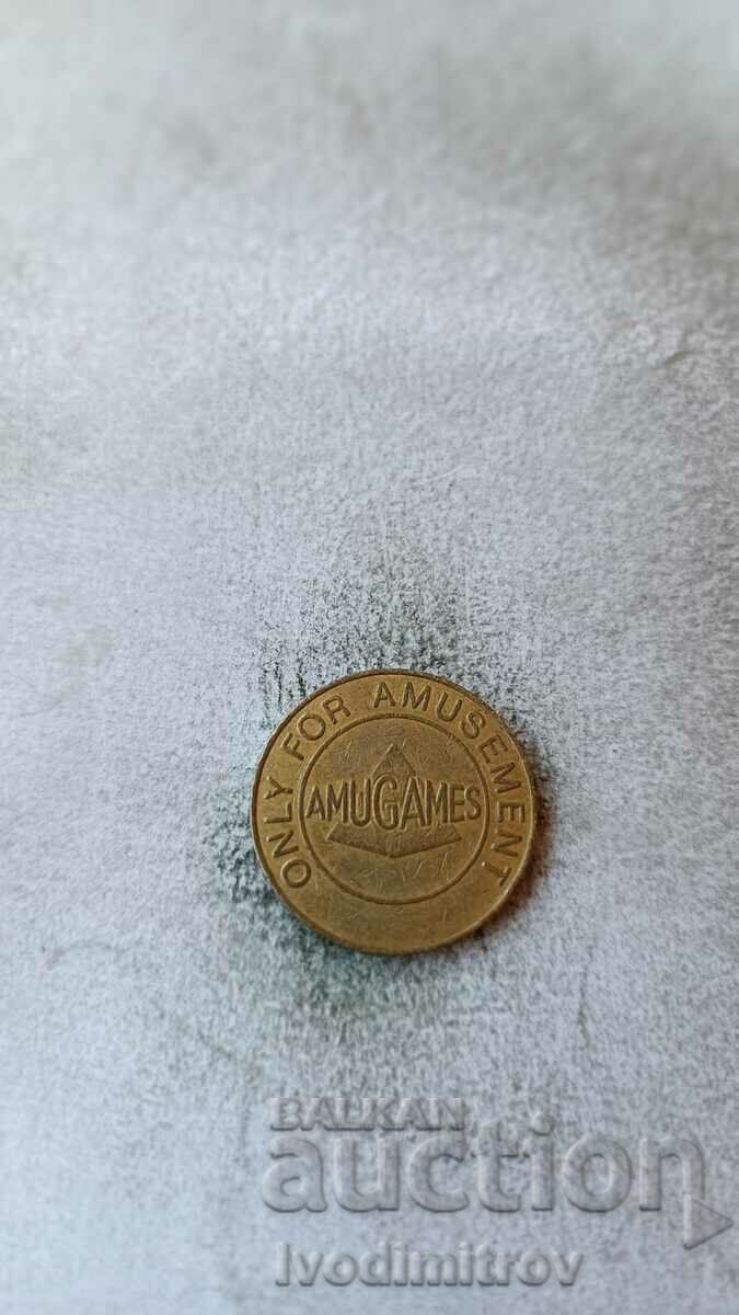 AMU GAMES Only for Amusement Token with price 1.45 BGN | € 0.74 AMU GAMES Only for Amusement Token with price 1.45 BGN | € 0.74