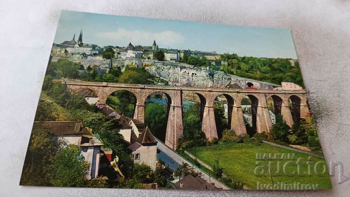 Postcard Luxembourg Panorama de la Ville Haute