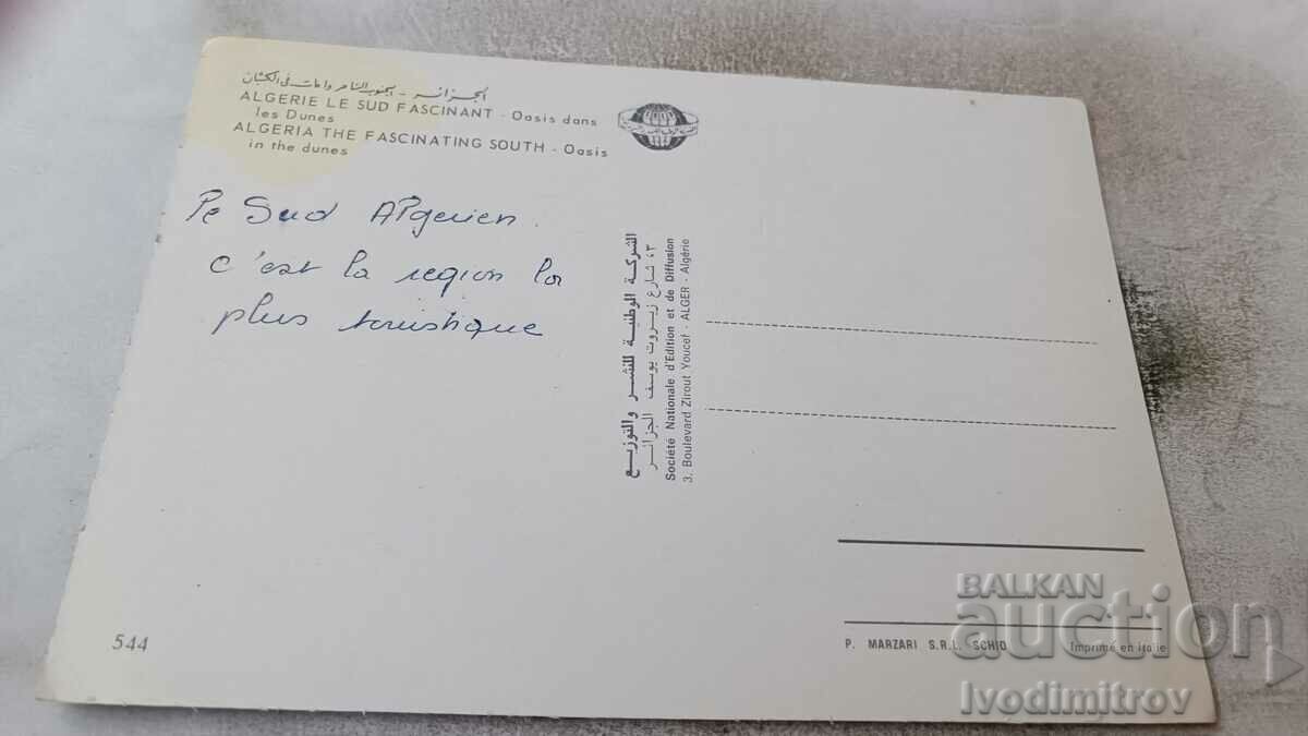 Postcard Algeria Oasis in the Dunes with price 0.85 BGN | € 0.43