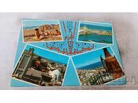 Postcard Alger la Blanche Collage 1971