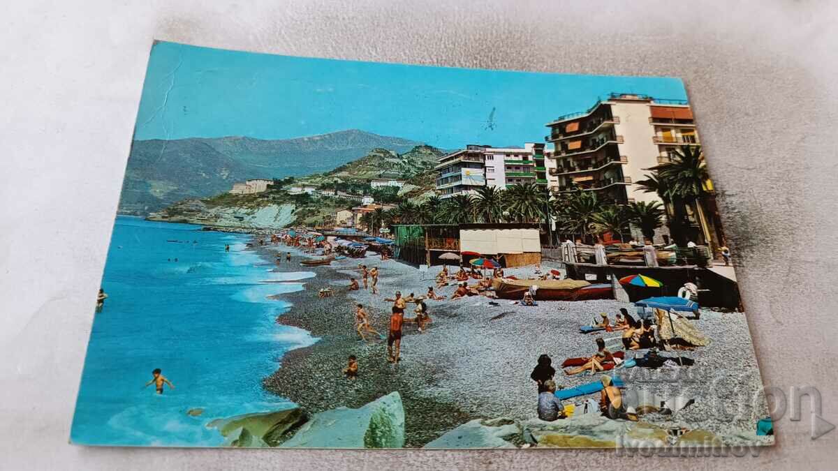 Carte poștală Ventimiglia The Shore 1969