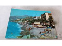 Carte poștală Ventimiglia The Shore 1969