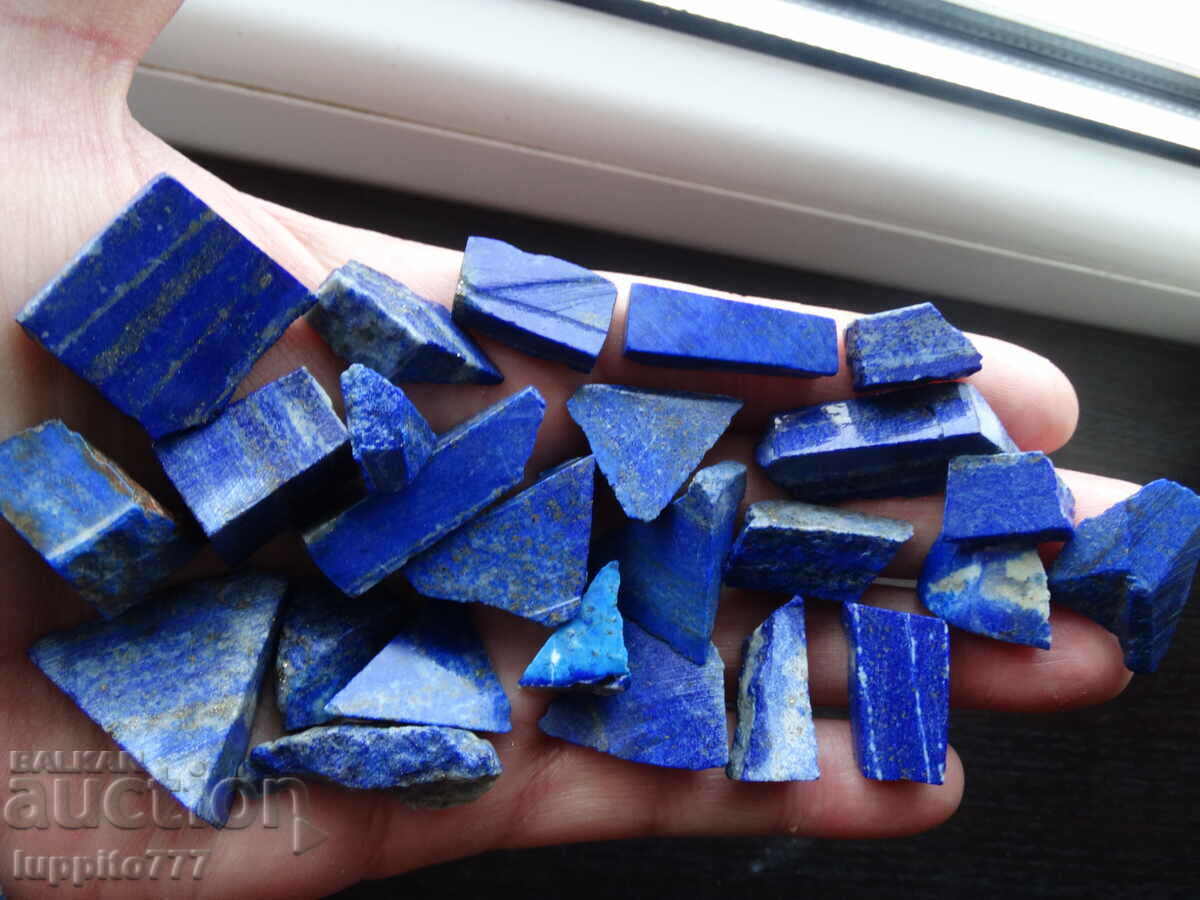 Auction 120.10 grams natural lapis lazuli lot 25 pieces Auction 120.10 grams natural lapis lazuli lot 25 pieces