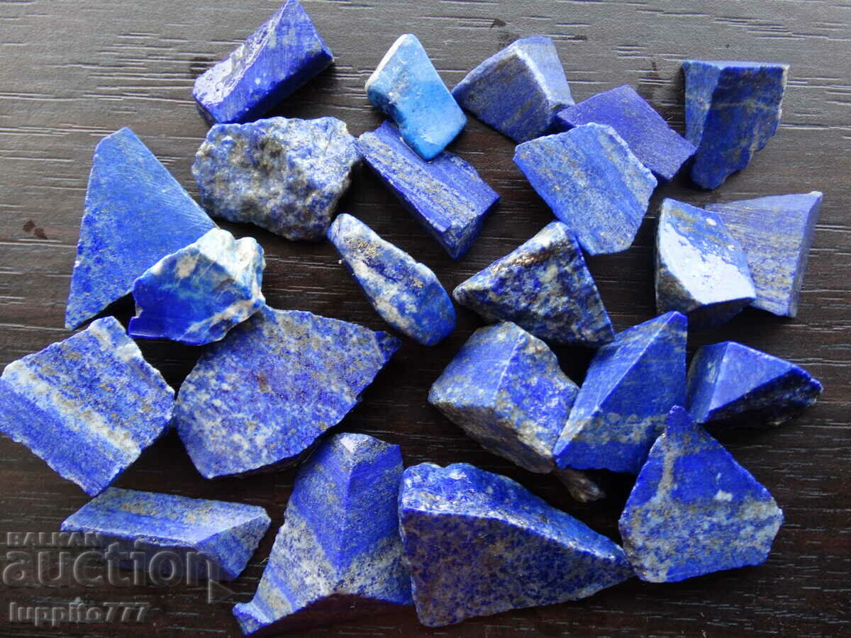 Delivery of 114.20 grams natural lapis lazuli lot 23 pieces Delivery of 114.20 grams natural lapis lazuli lot 23 pieces