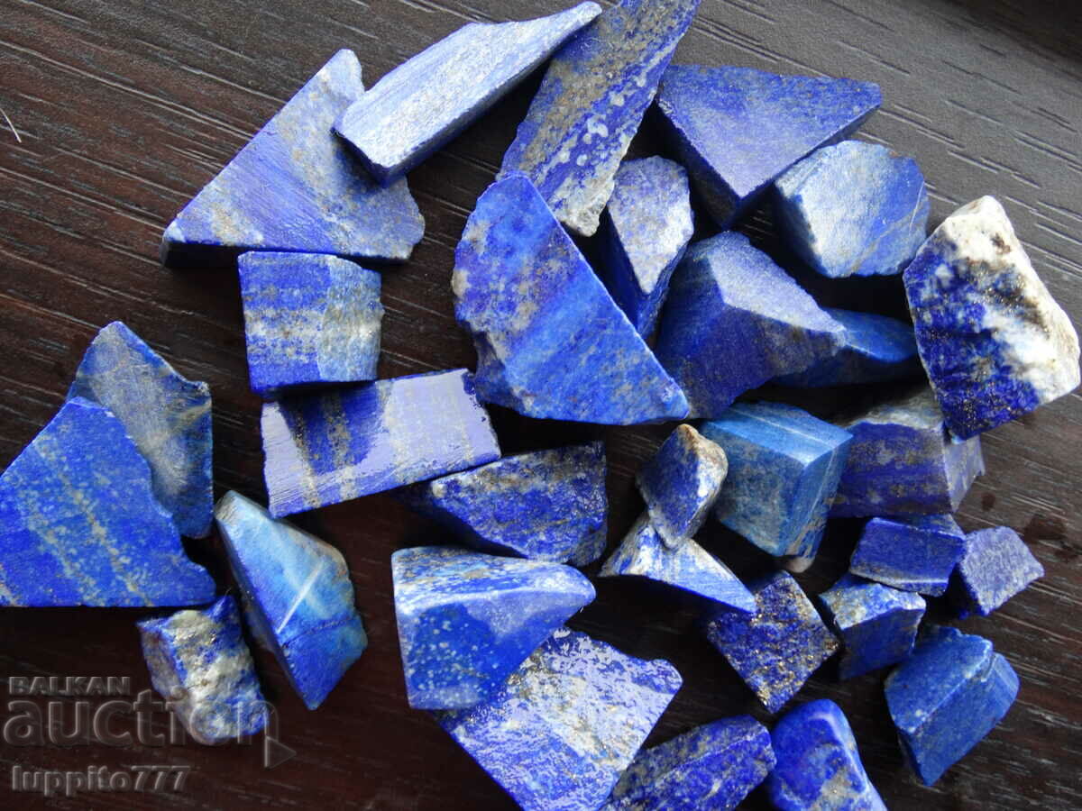 139,40 γραμμάρια φυσικό lapis lazuli παρτίδα 30 τεμάχια