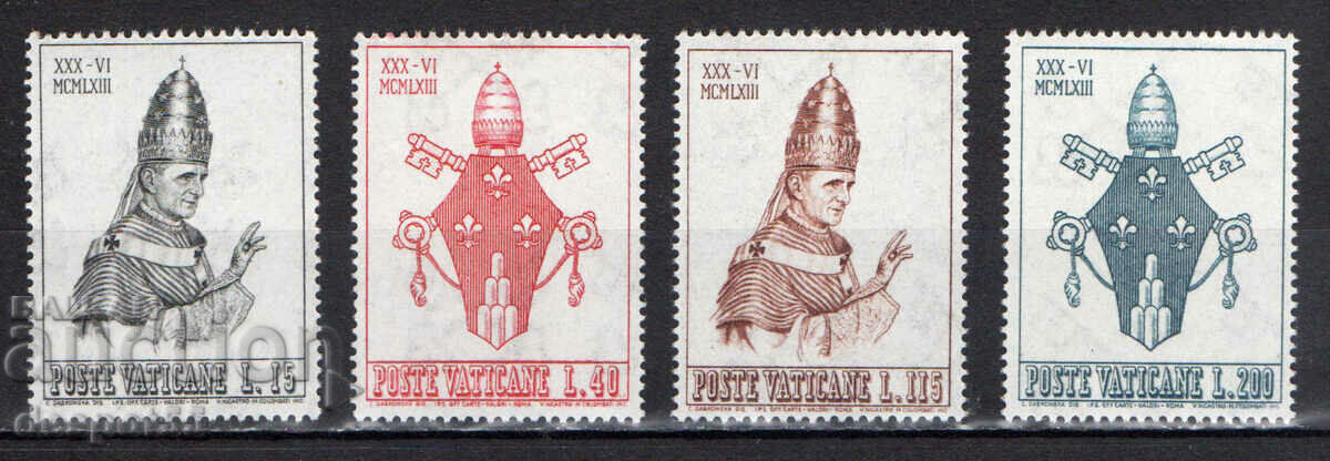 1963. Vatican. Încoronarea Papei Paul al VI-lea.
