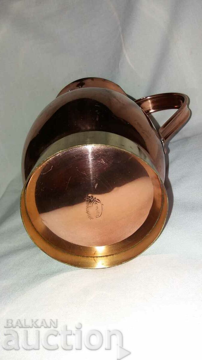 Old Copper Jug--Reinkupter with price 50.00 BGN | € 25.56 Old Copper Jug--Reinkupter with price 50.00 BGN | € 25.56