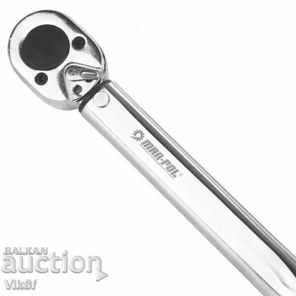 Torque wrench 1/2” 28 – 210 Nm + inserts 17, 19, 21 mm - 5 Torque wrench 1/2” 28 – 210 Nm + inserts 17, 19, 21 mm - 5