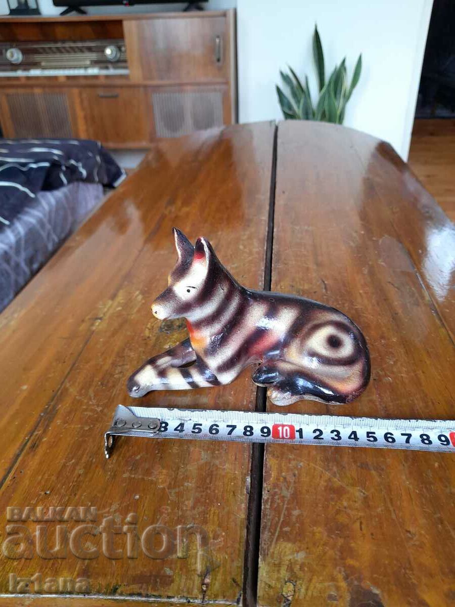 Old ceramic figure, dog - 5 Old ceramic figure, dog - 5