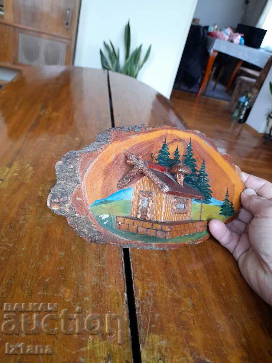 Auction Old wooden decoration, souvenir Auction Old wooden decoration, souvenir
