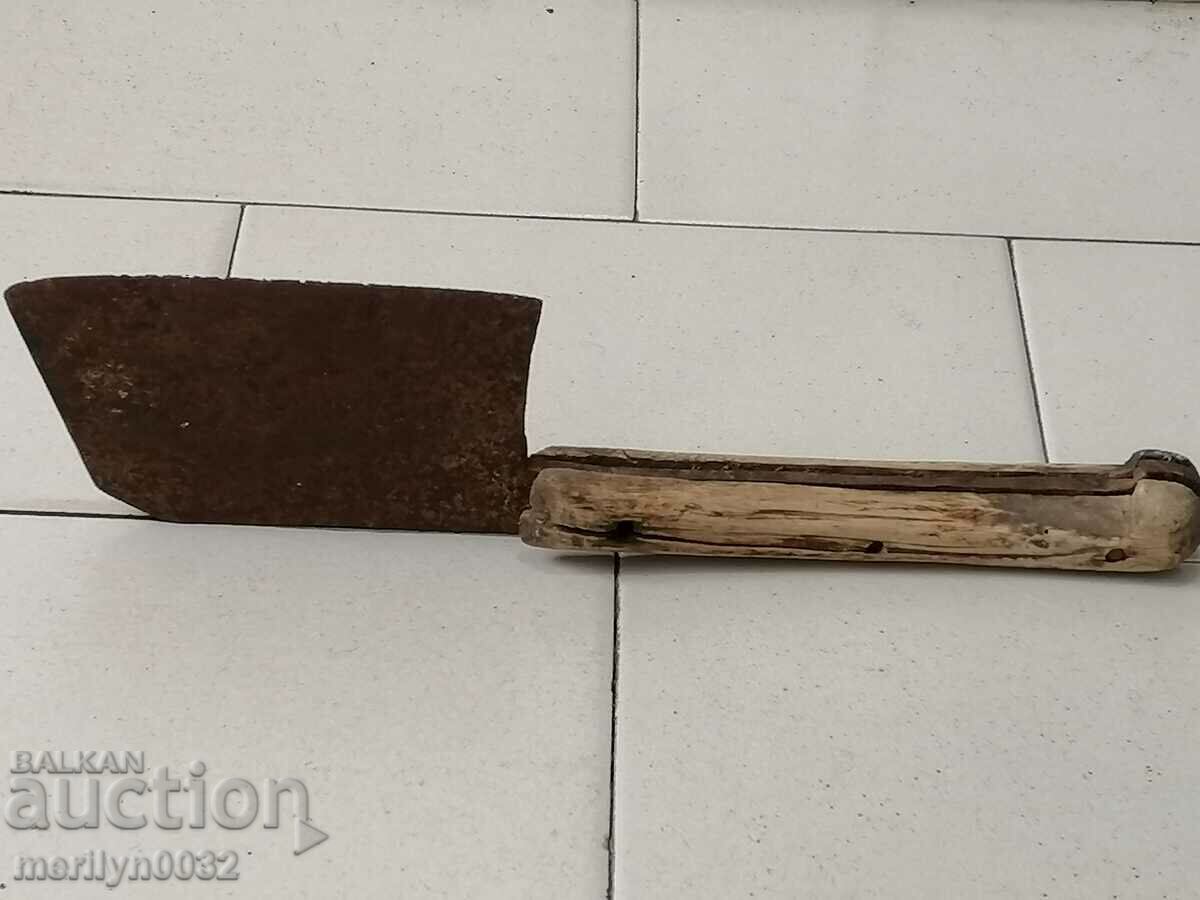 Delivery of Old forged scythe, ax, hoop, knife, machete, blade