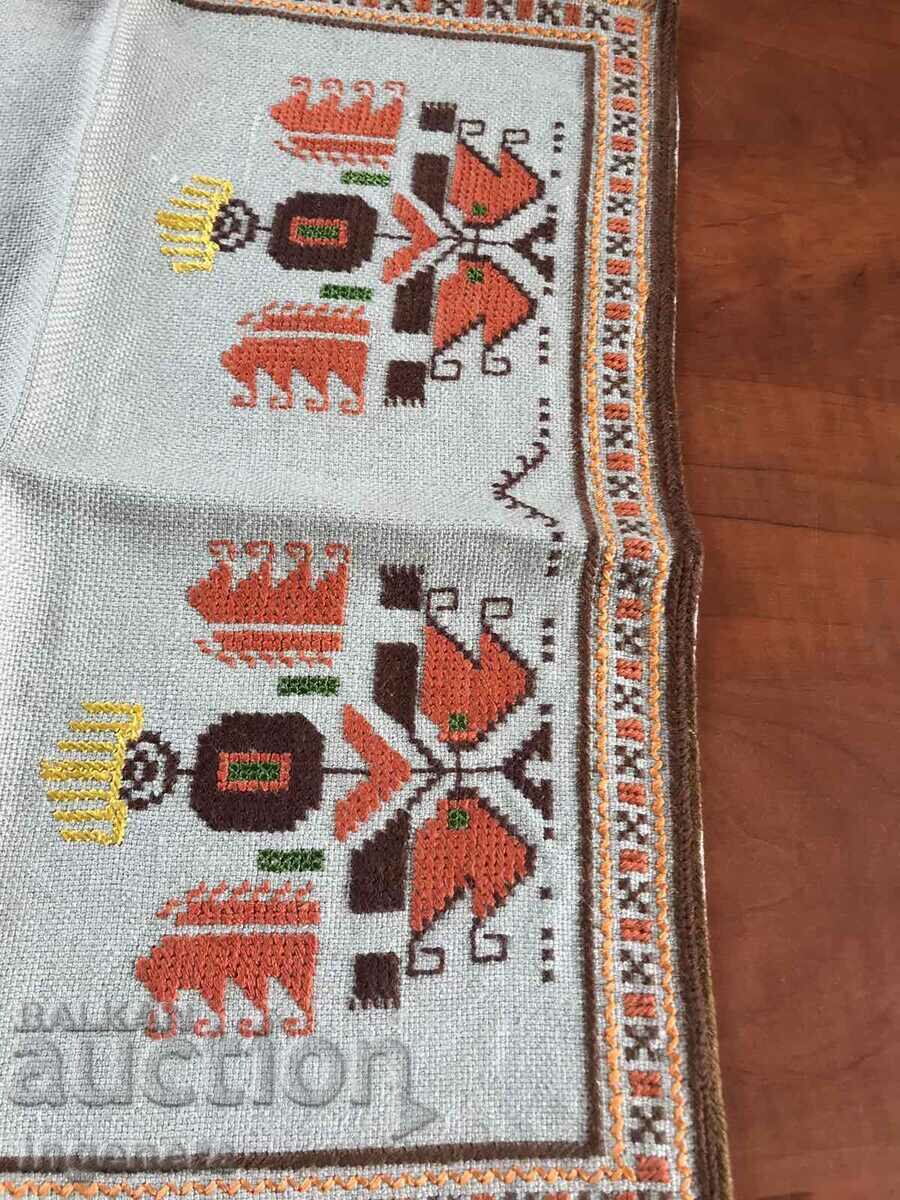 TISHLEIFER BLANKET HAND EMBROIDERY LINEN PANAMA NEW - 5 TISHLEIFER BLANKET HAND EMBROIDERY LINEN PANAMA NEW - 5